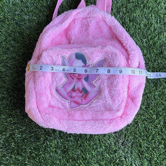 MELANIE MARTINEZ Portals Fuzzy Pink Backpack with Zipper Closure - Picture 3 of 13